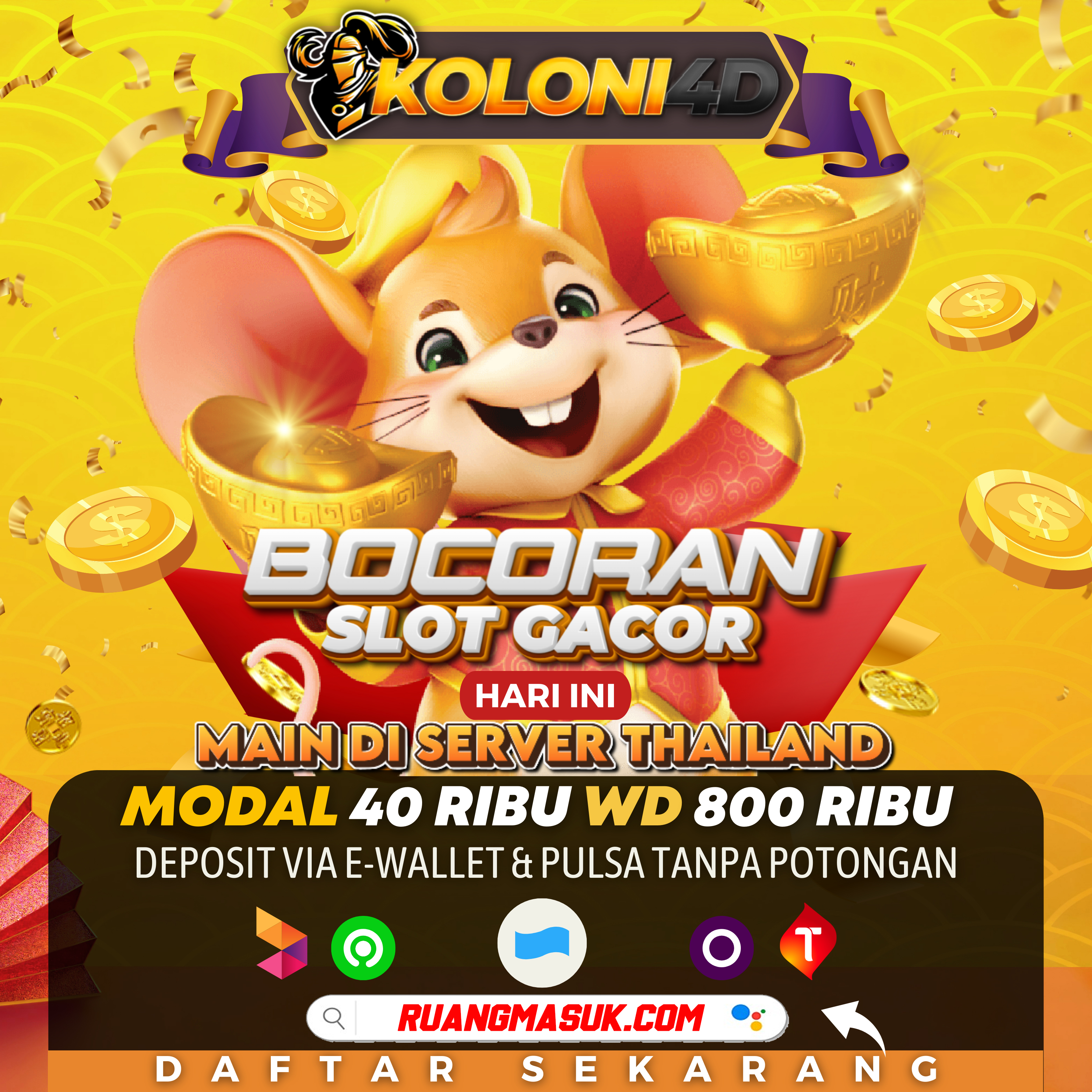 KOLONI4D - Akses Login Situs Slot Pragmatic 100% Gacor Terpercaya